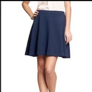 Old Navy Women’s Ponte-Knit Skater Skirt - Navy